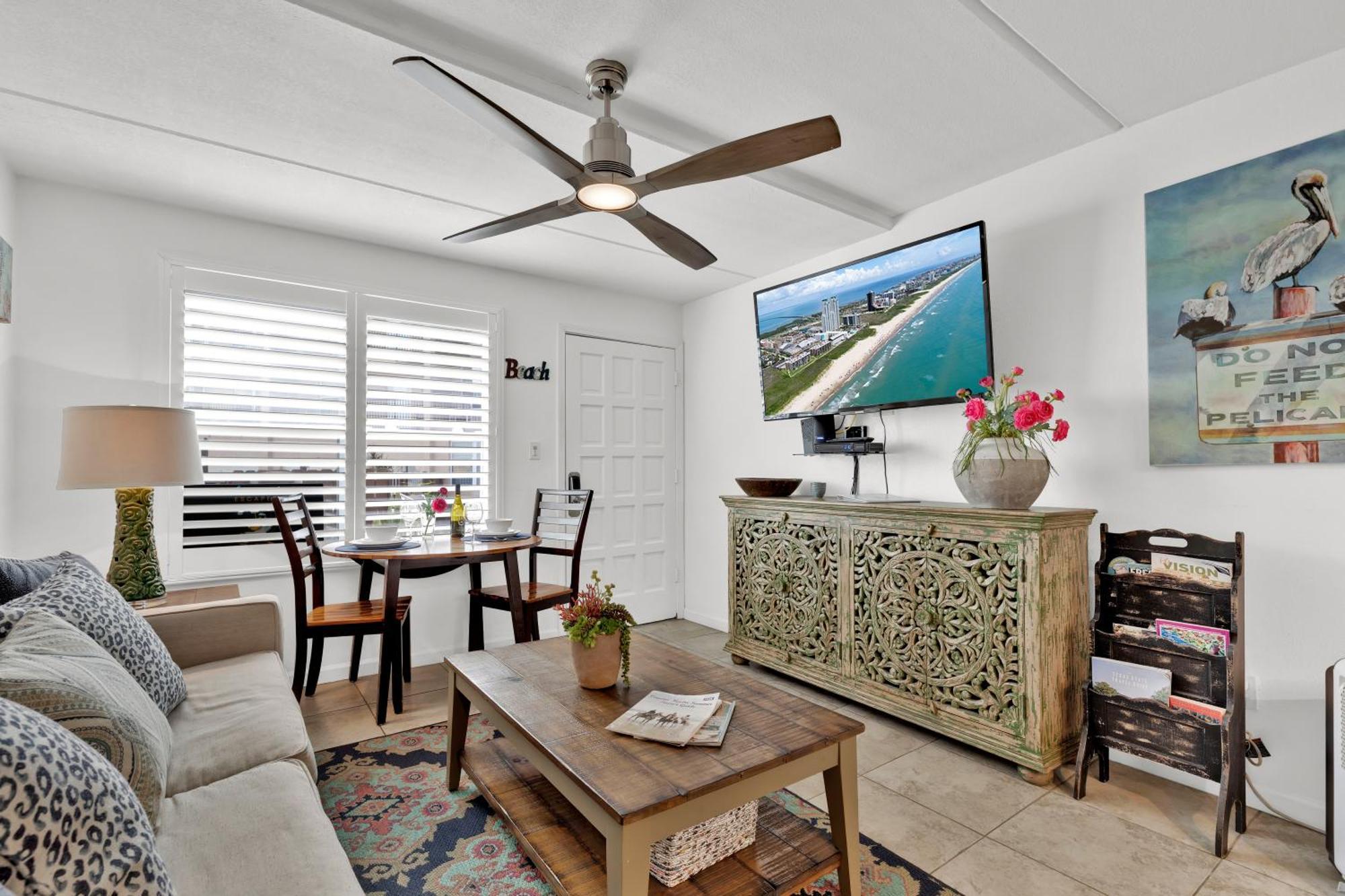 Beachside Bungalow: Surfside I #104 South Padre Island Exteriör bild